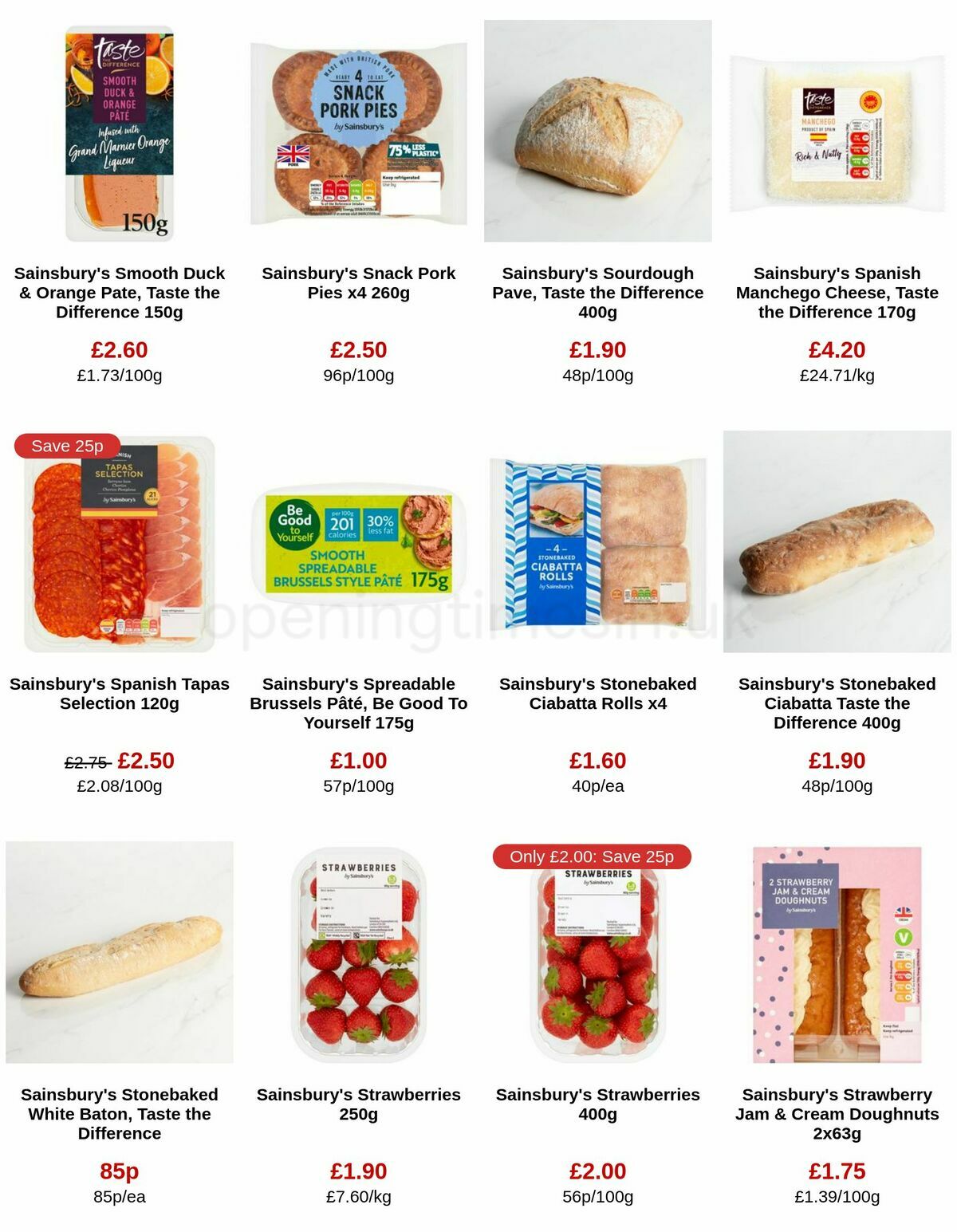 Sainsbury's Offers from 12 May