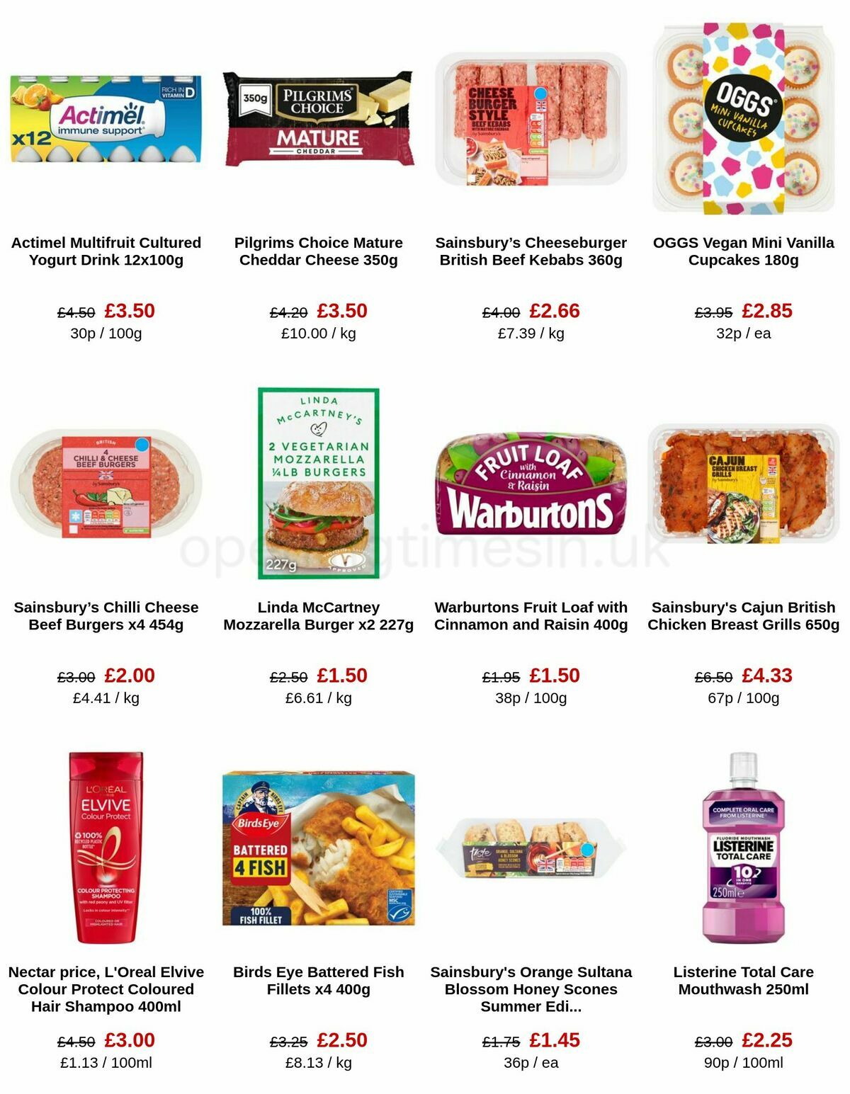 Sainsbury's Offers from 12 May