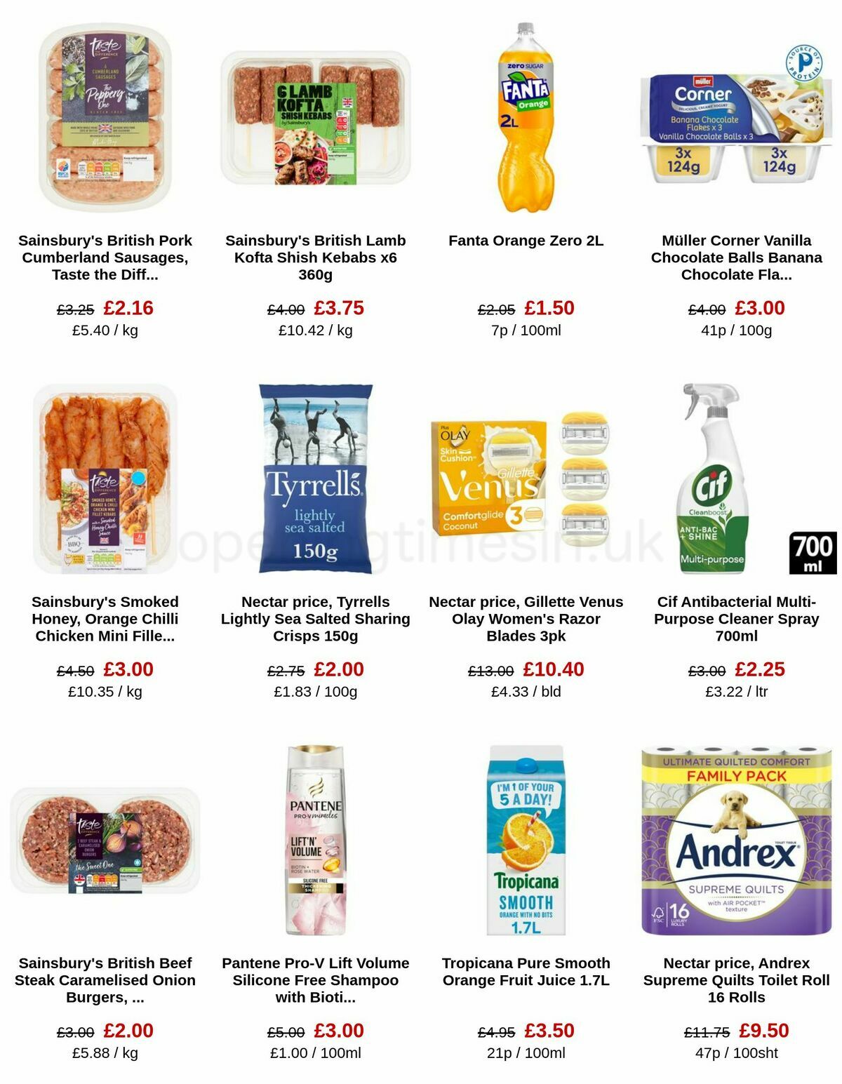 Sainsbury's Offers from 12 May