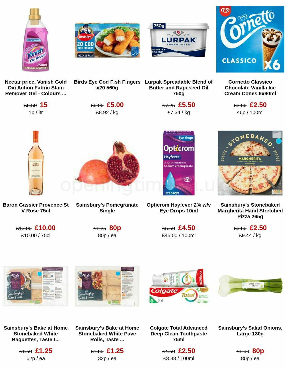 Sainsbury's Offers from 12 May