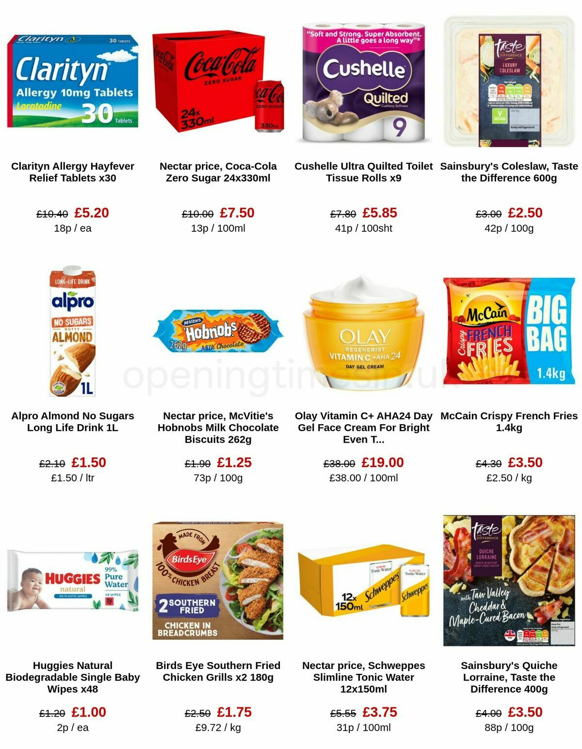 Sainsbury's Offers from 12 May