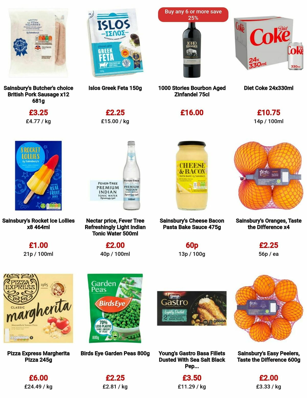 Sainsbury's Offers from 28 July