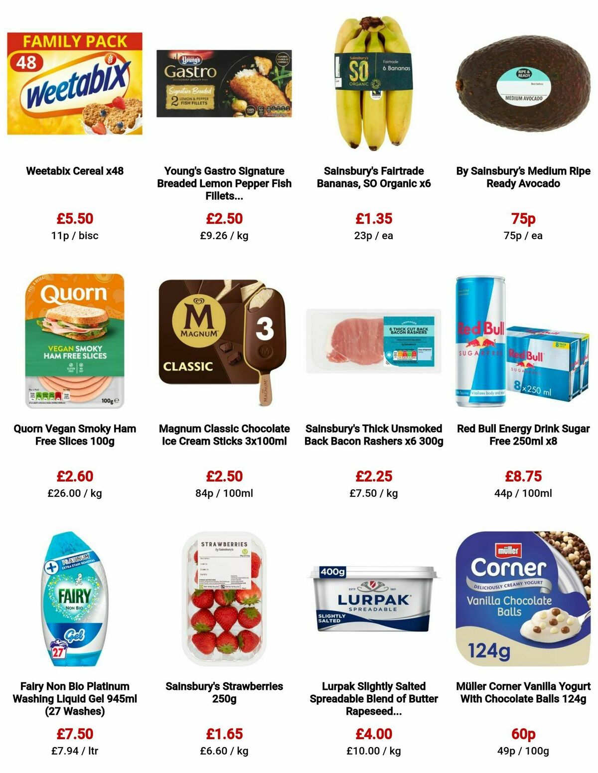 Sainsbury's Offers from 28 July