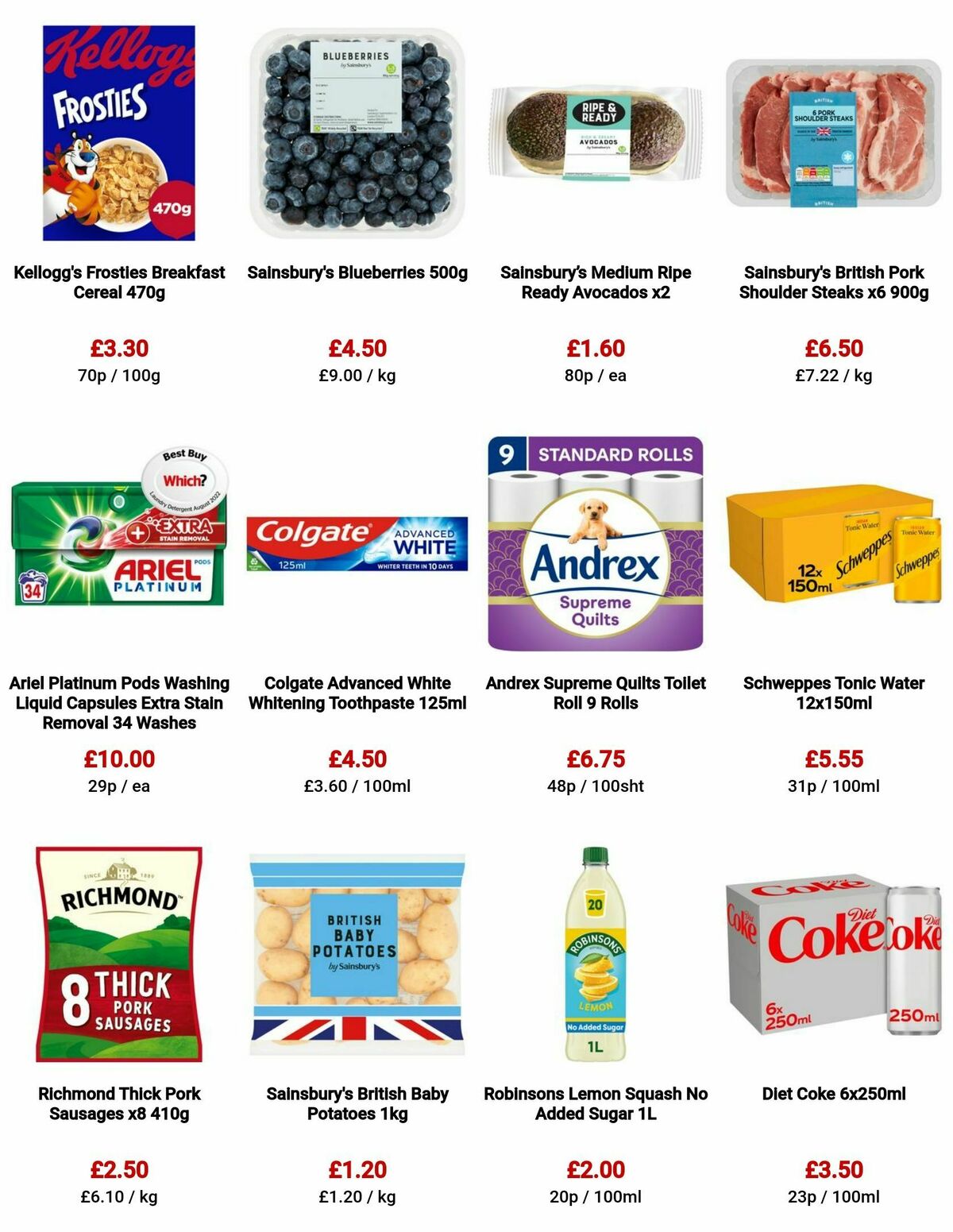 Sainsbury's Offers from 18 August