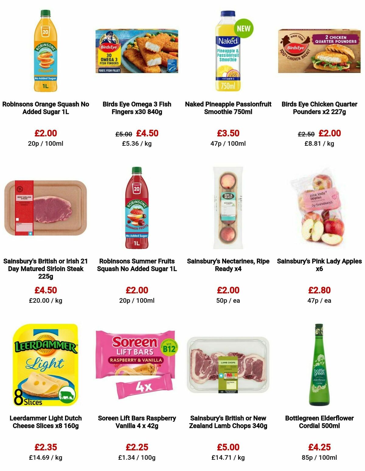 Sainsbury's Offers from 18 August