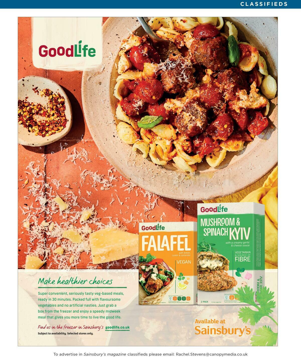 Sainsbury's Magazine November Offers from 1 November