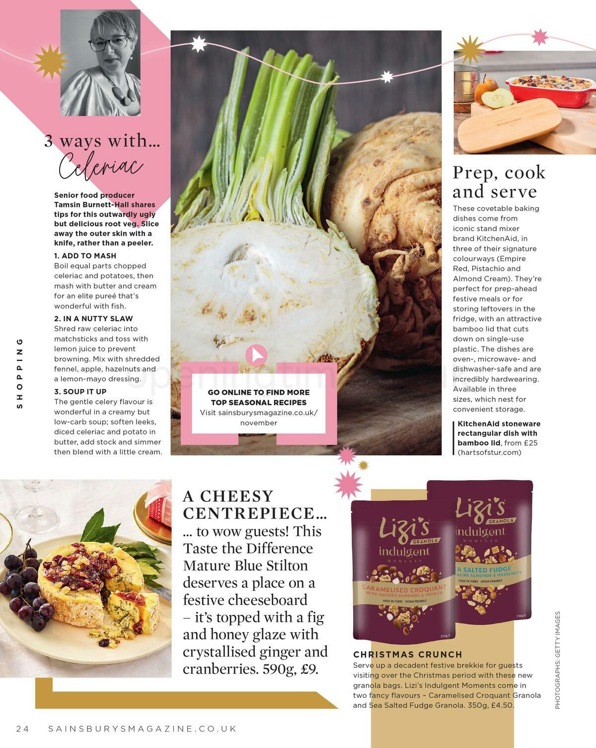 Sainsbury's Magazine November Offers from 1 November