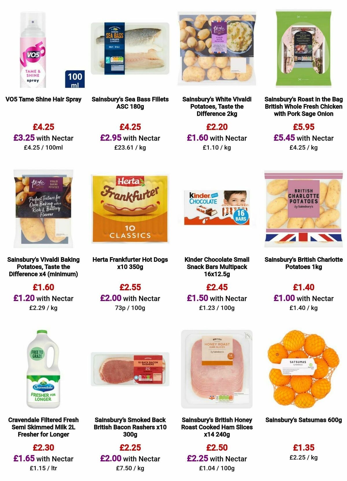 Sainsbury's Offers from 27 October