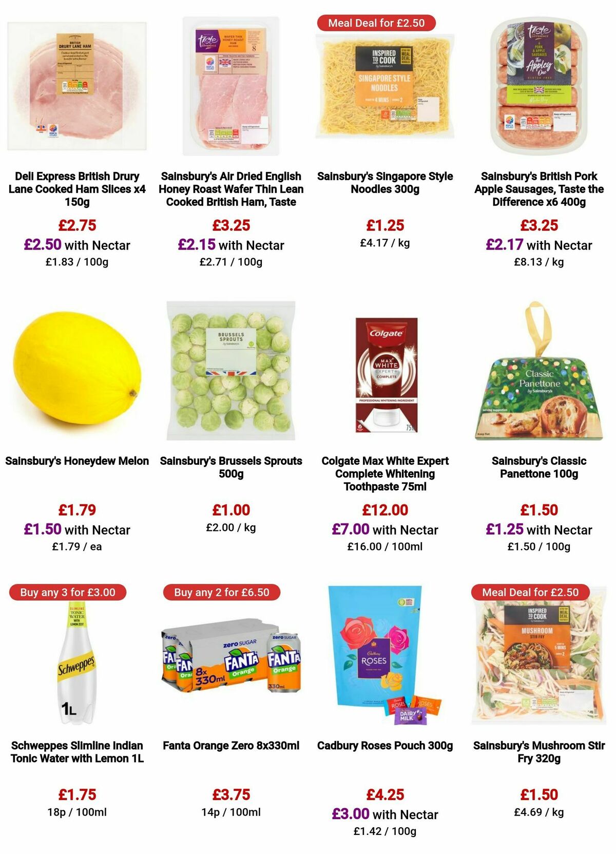 Sainsbury's Offers from 3 November