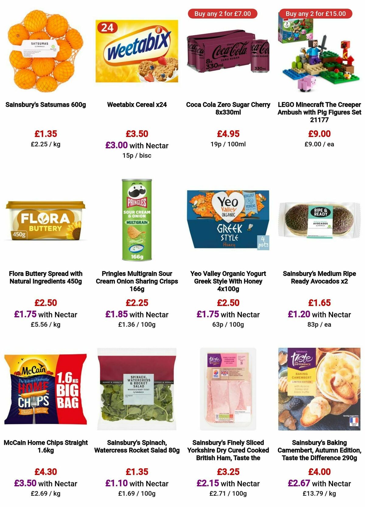 Sainsbury's Offers from 3 November