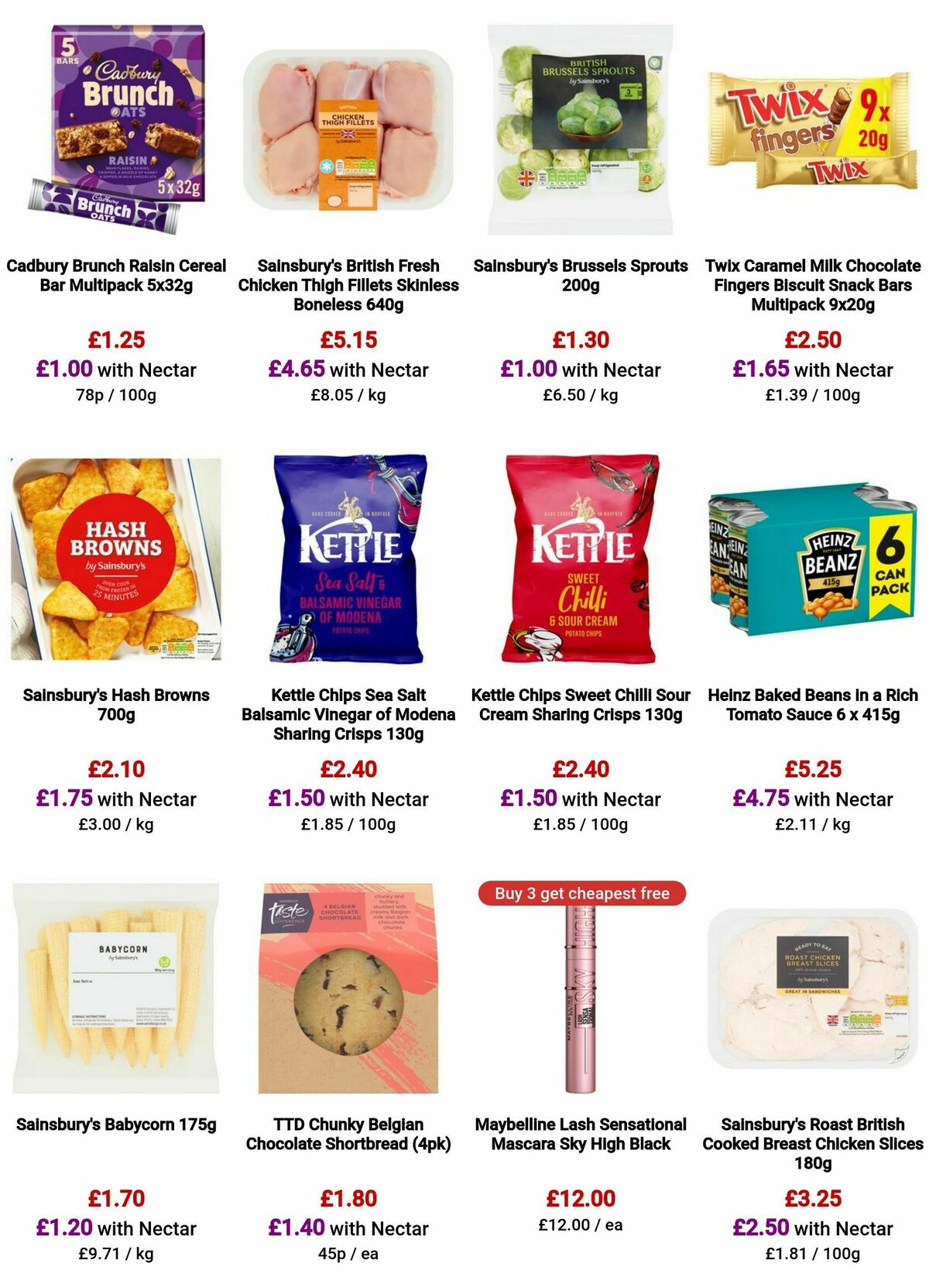 Sainsbury's Offers from 17 November