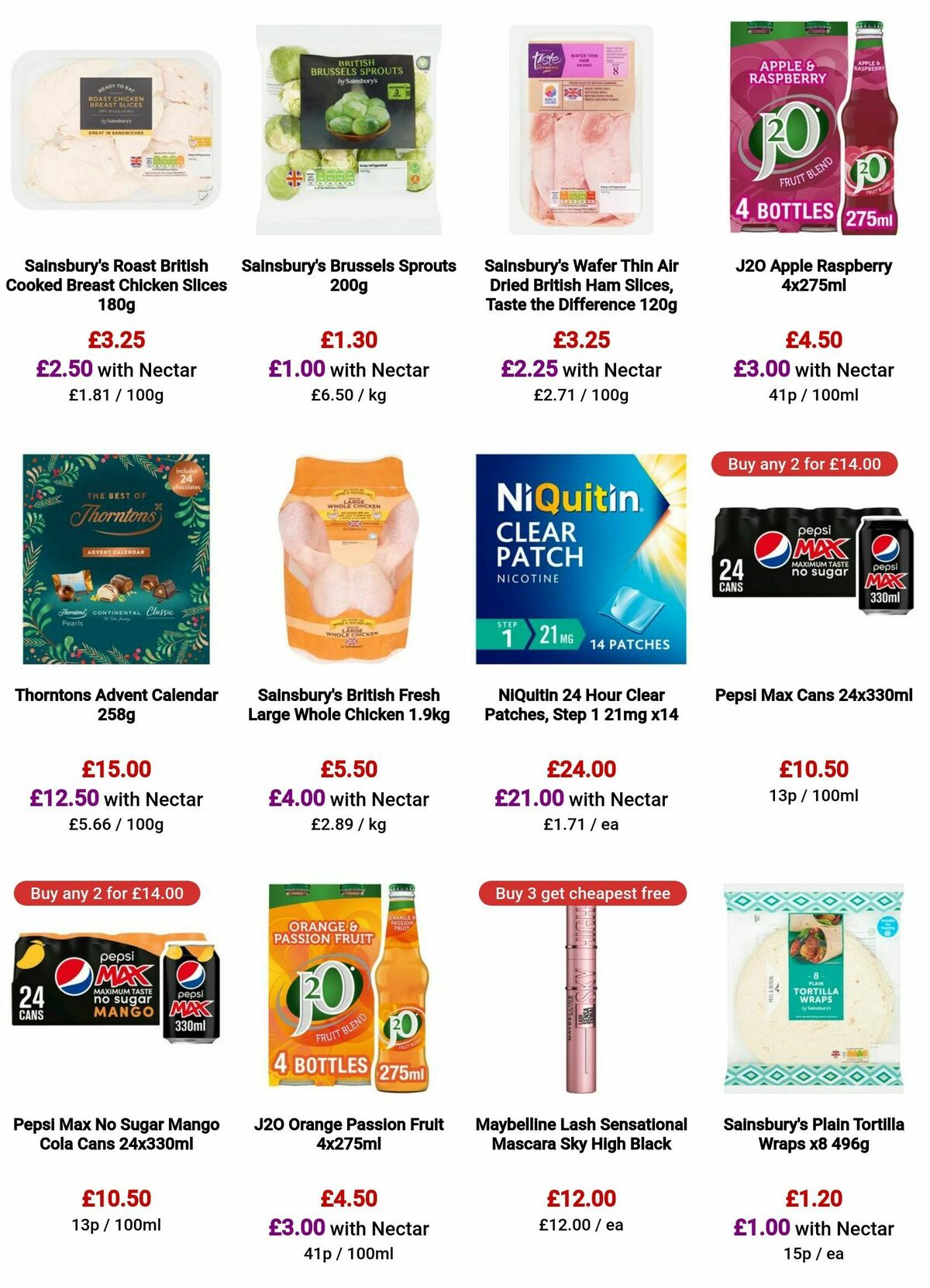 Sainsbury's Offers from 24 November