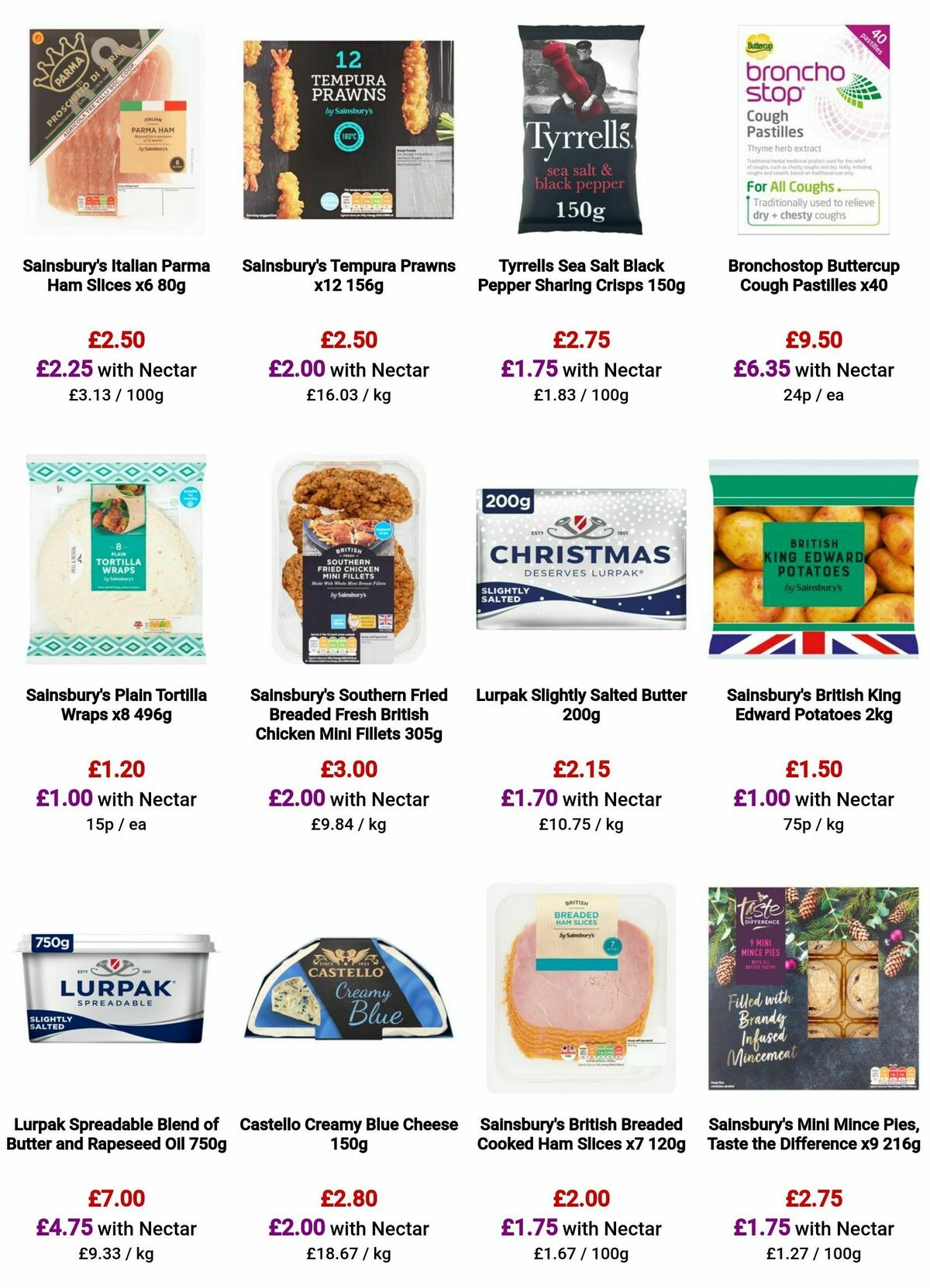 Sainsbury's Offers from 8 December