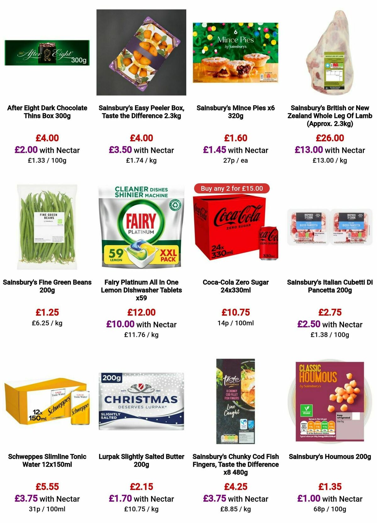 Sainsbury's Offers from 15 December