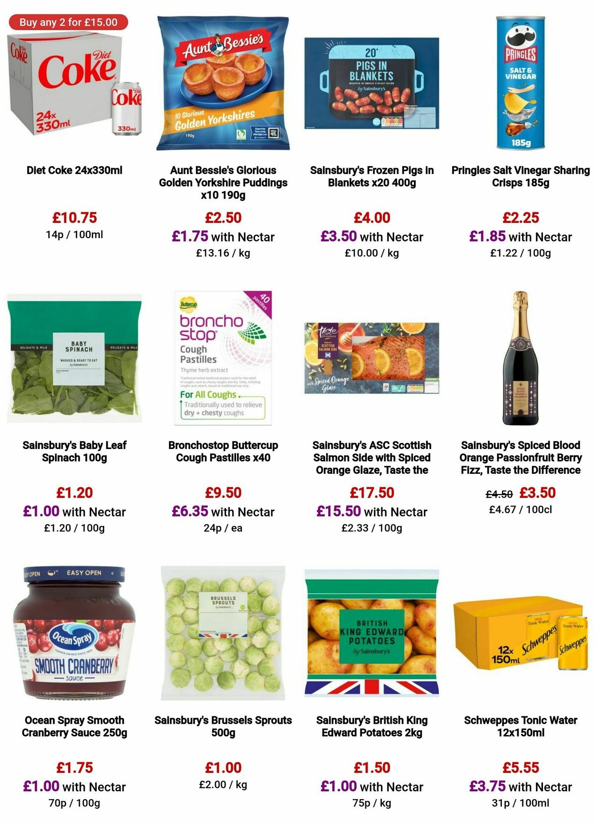 Sainsbury's Offers from 22 December