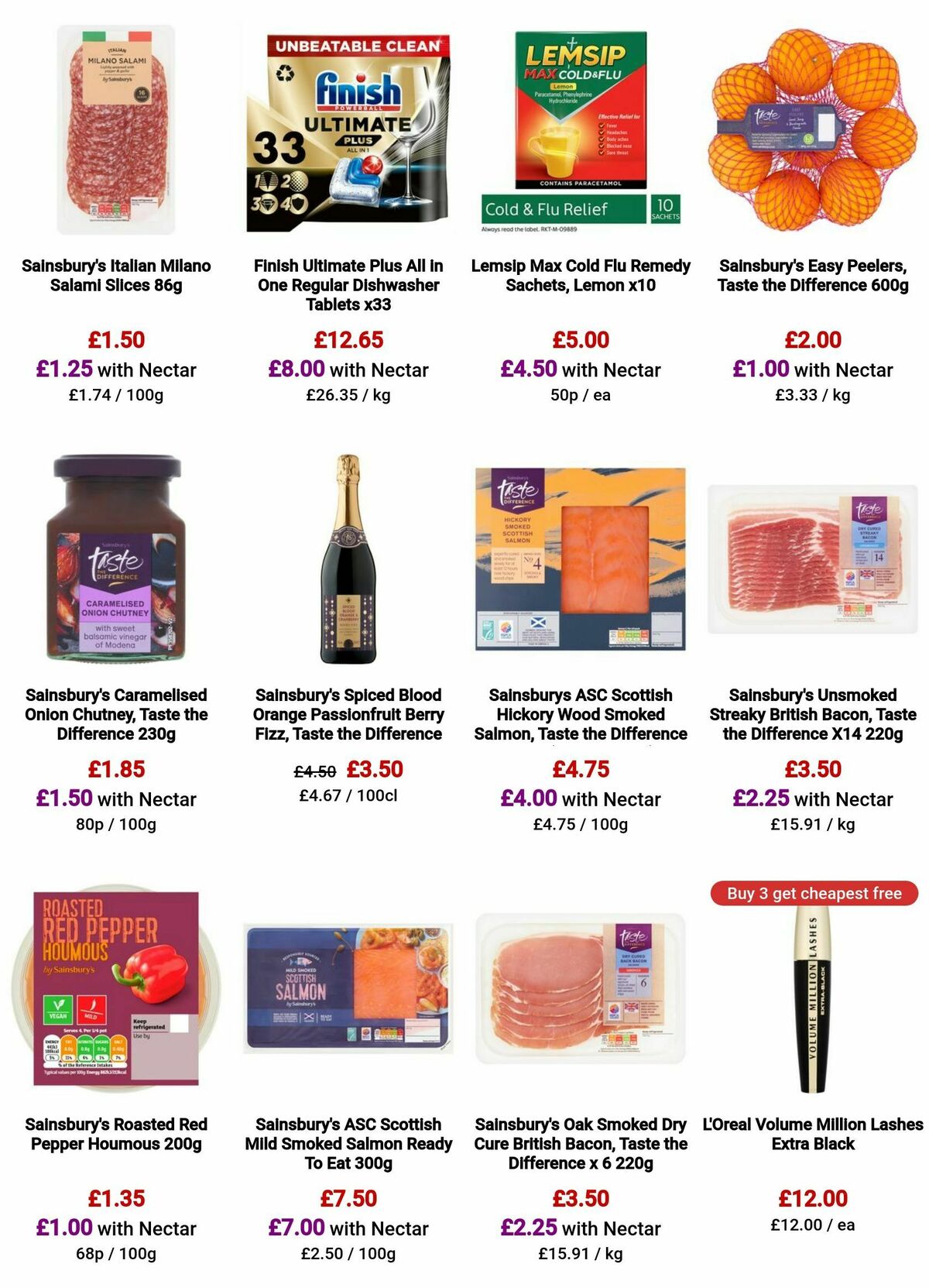 Sainsbury's Offers from 29 December