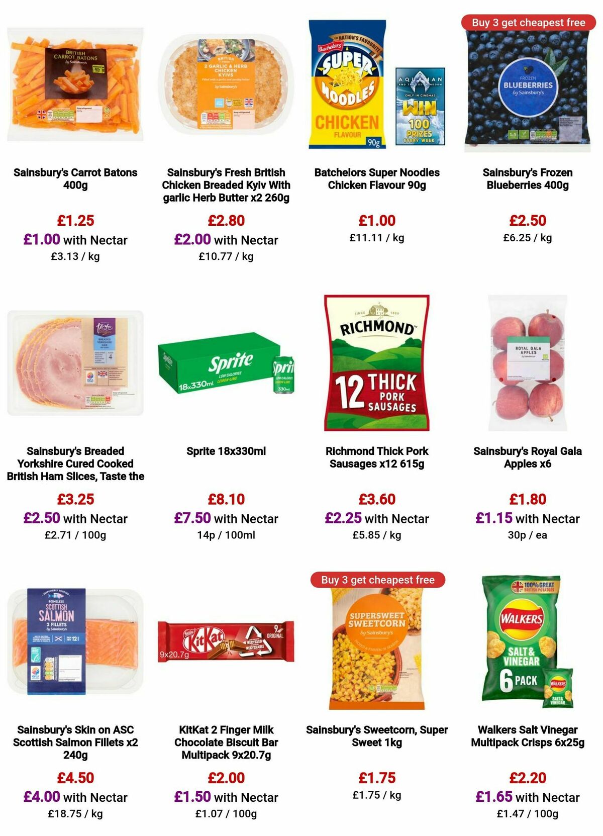 Sainsbury's Offers from 5 January