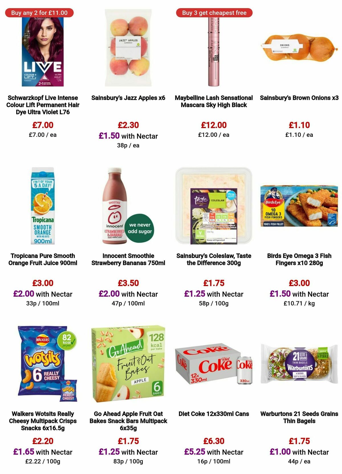 Sainsbury's Offers from 5 January