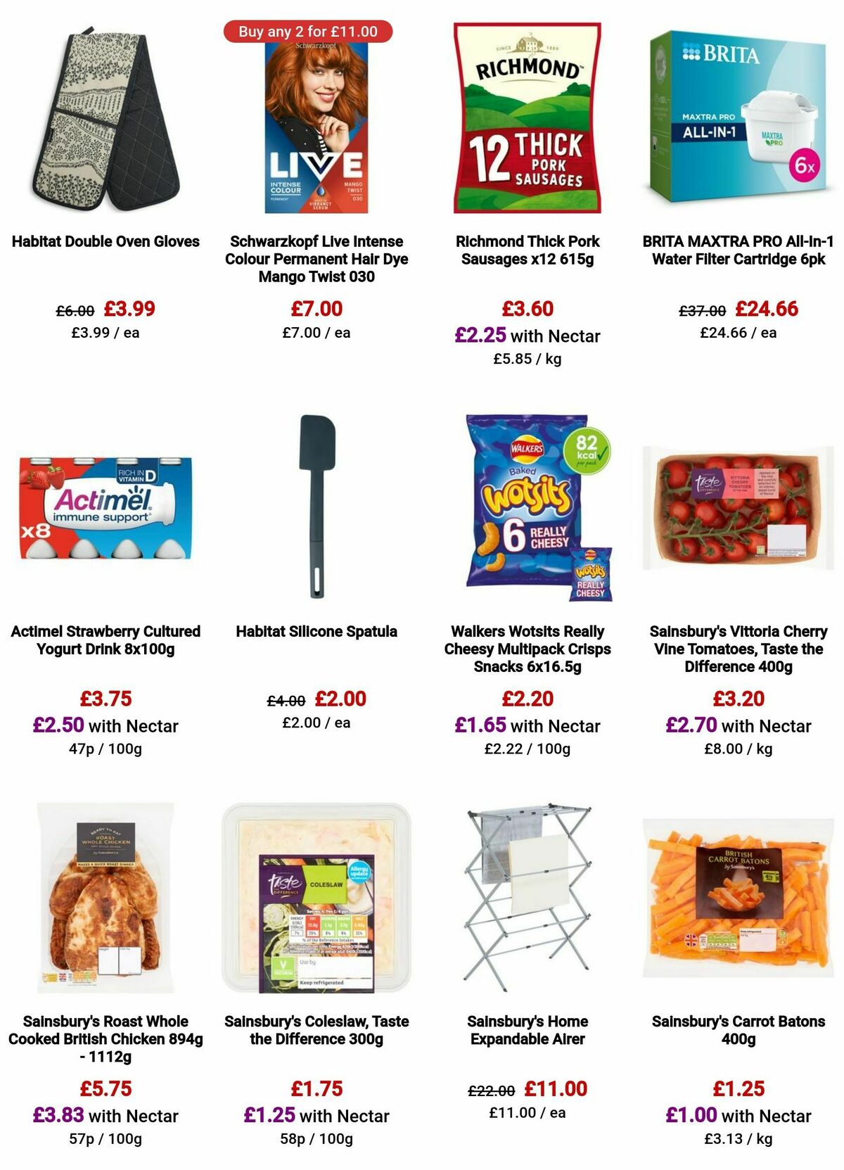 Sainsbury's Offers from 12 January