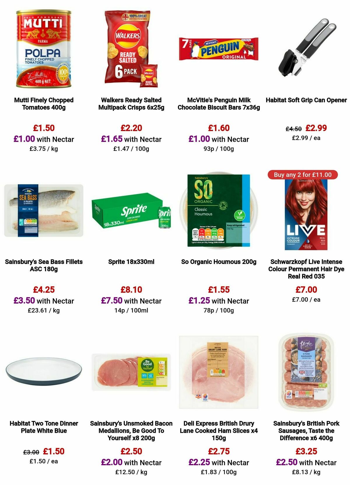 Sainsbury's Offers from 12 January