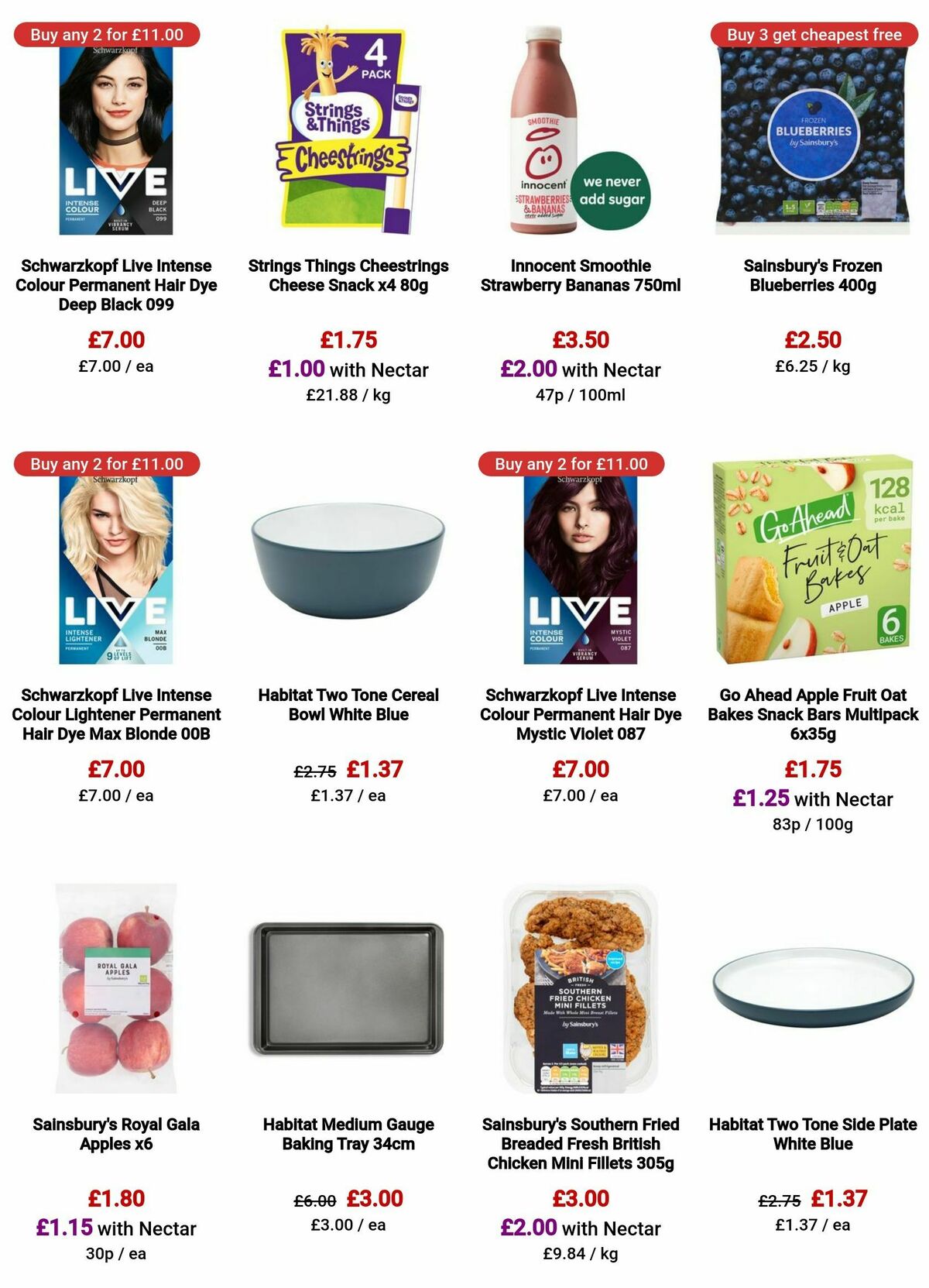 Sainsbury's Offers from 12 January