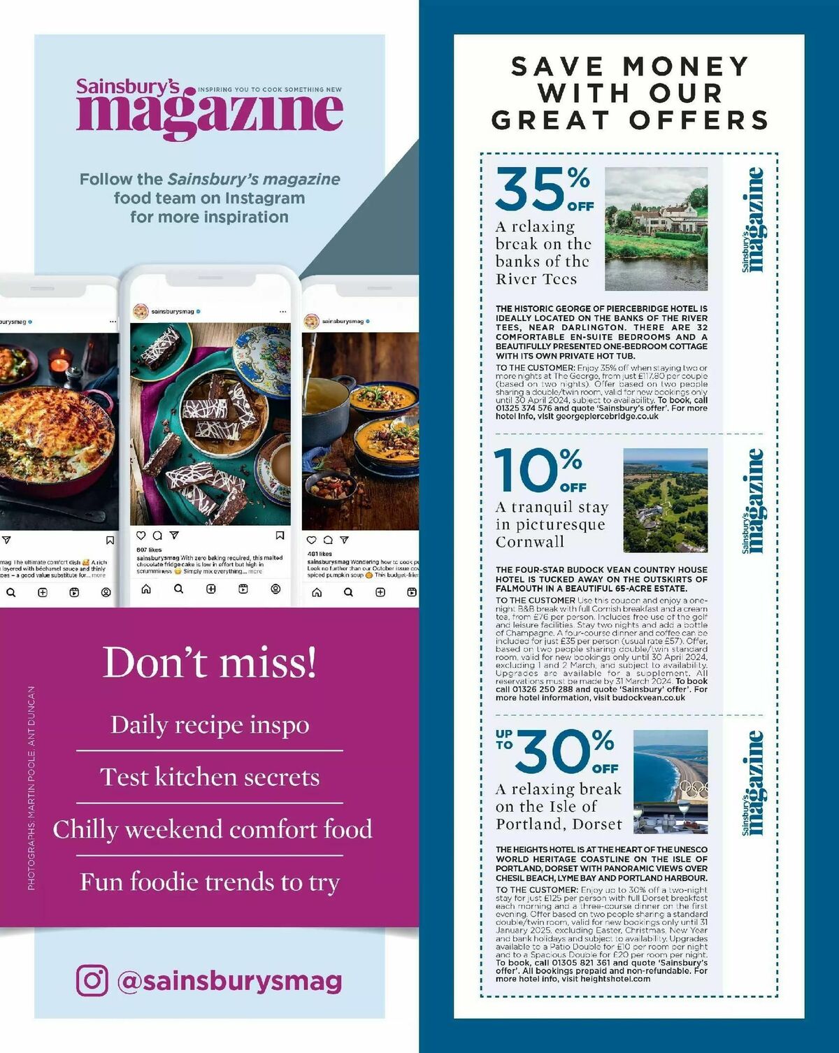 Sainsbury's Magazine February Offers from 1 February