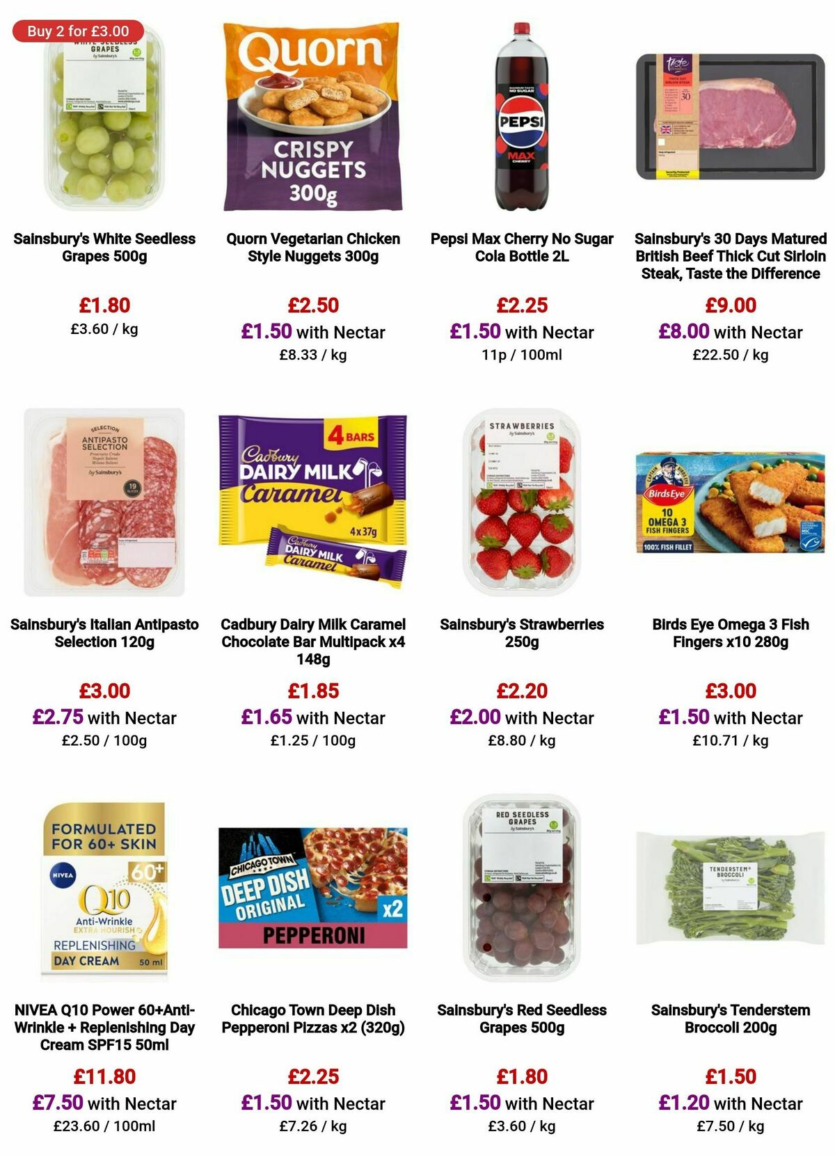 Sainsbury's Offers from 9 February