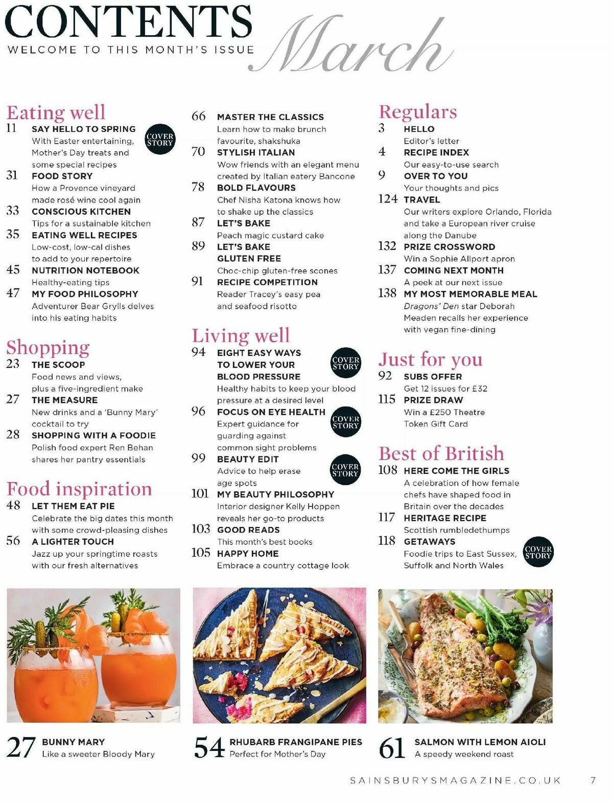 Sainsbury's Magazine March Offers from 1 March