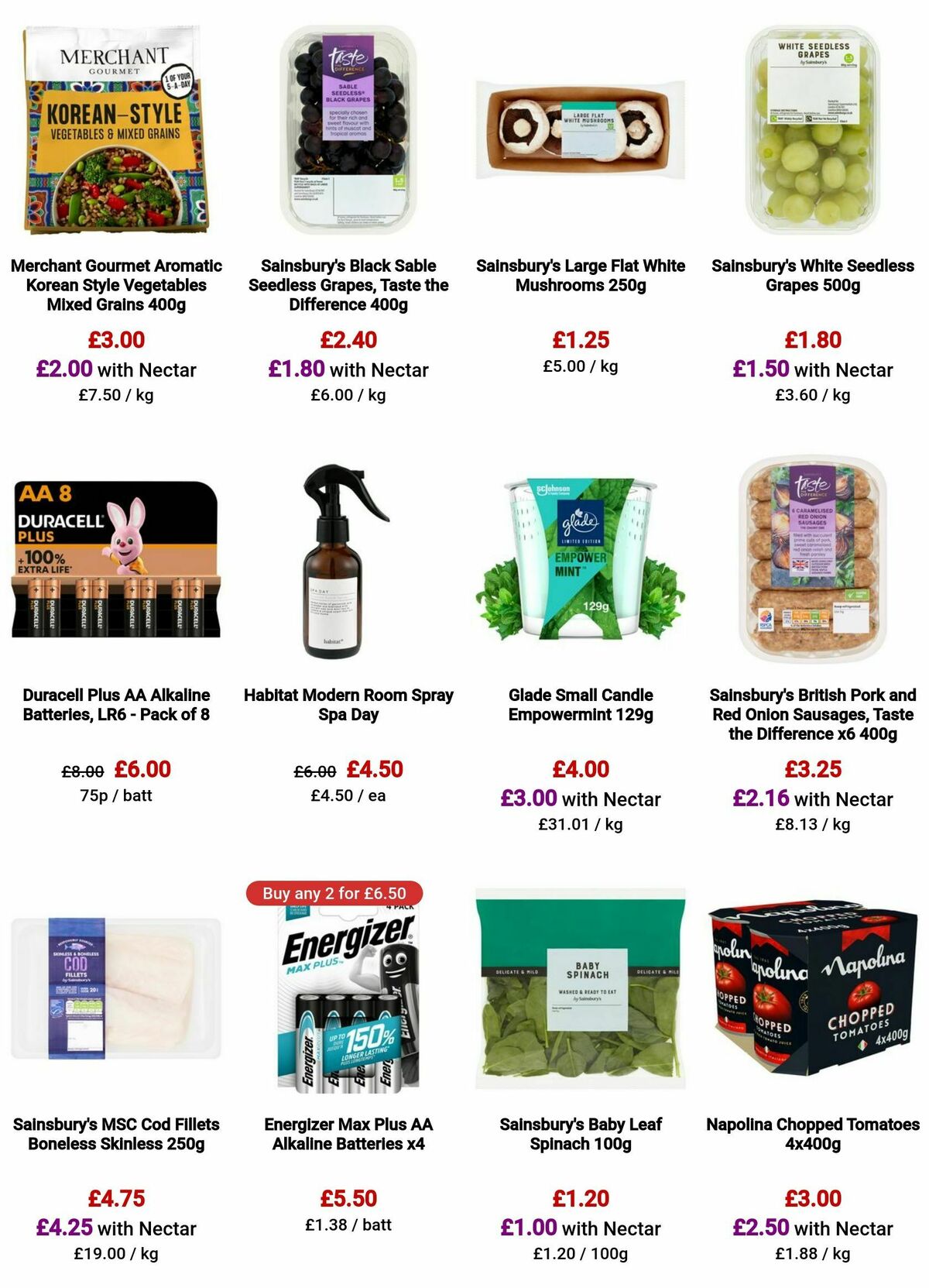 Sainsbury's Offers from 1 March