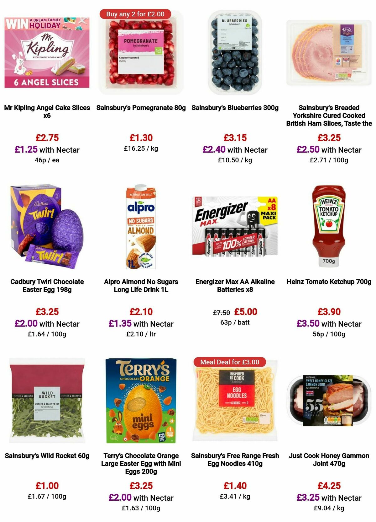 Sainsbury's Offers from 1 March