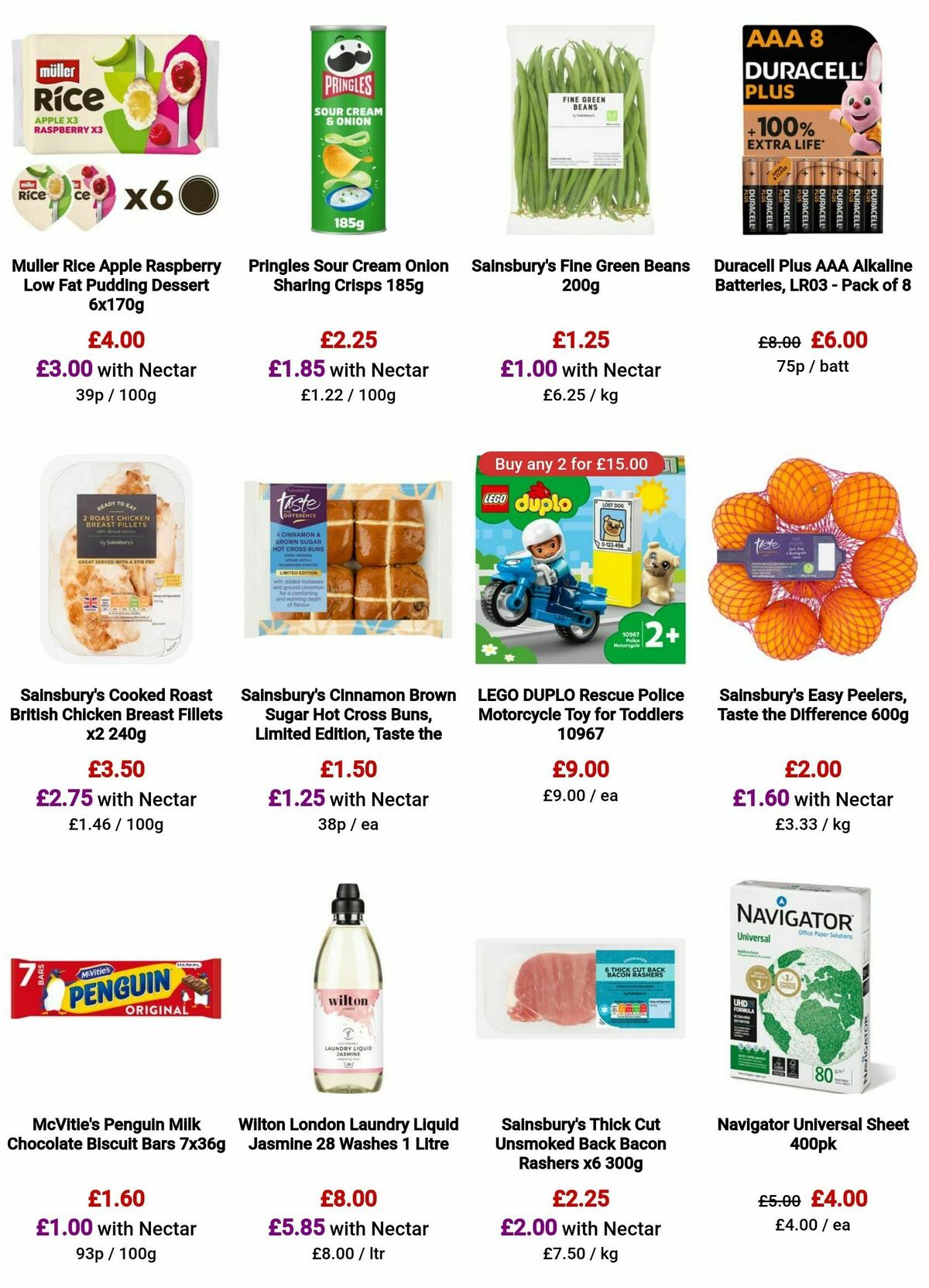 Sainsbury's Offers from 8 March