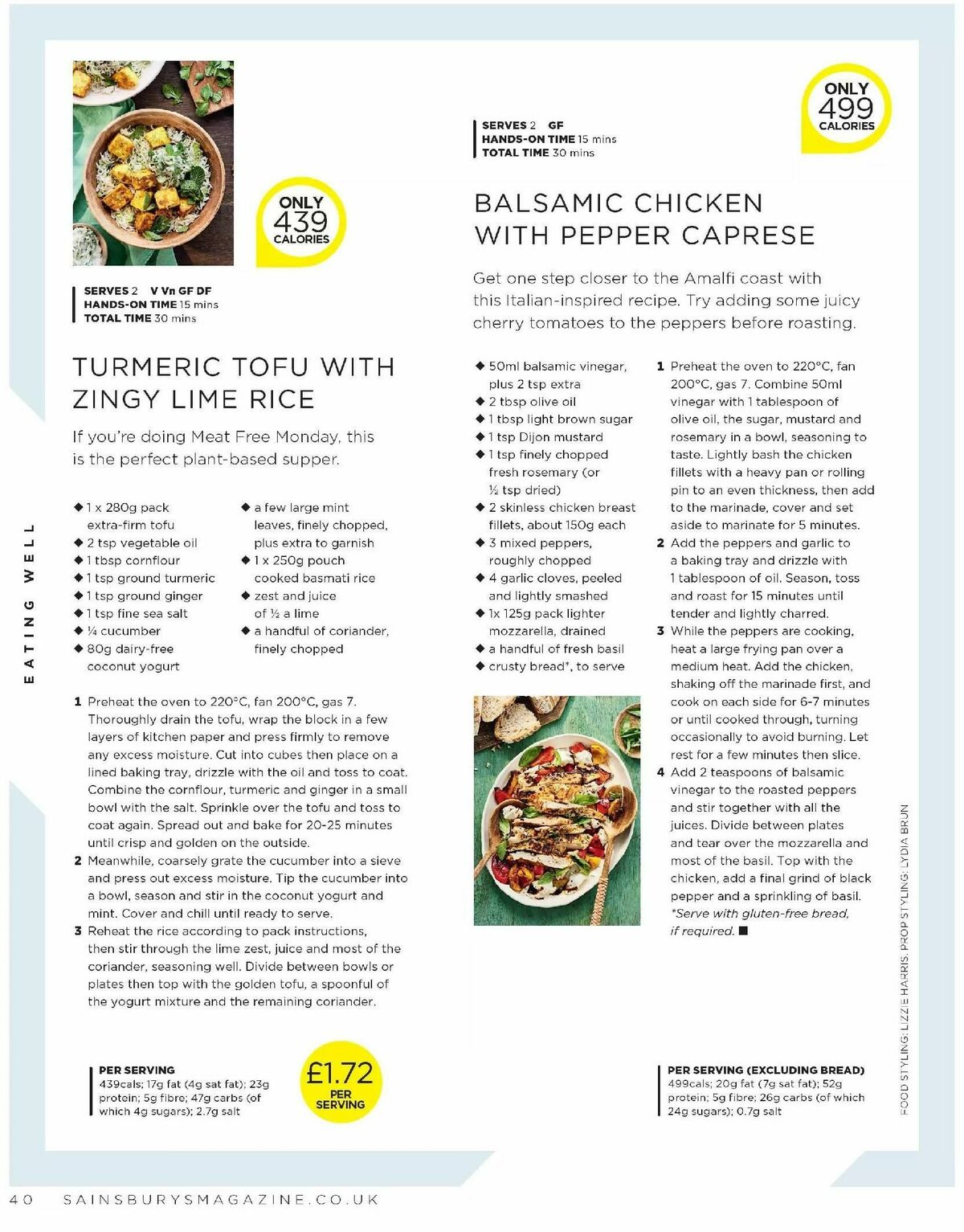 Sainsbury's Magazine April Offers from 1 April