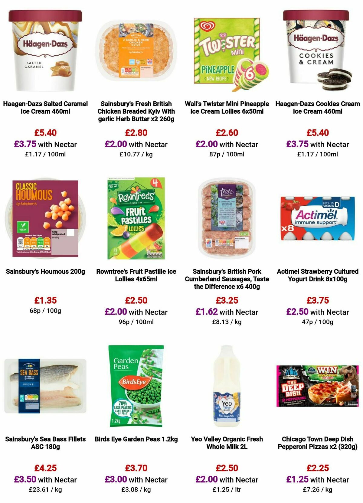 Sainsbury's Offers from 12 April