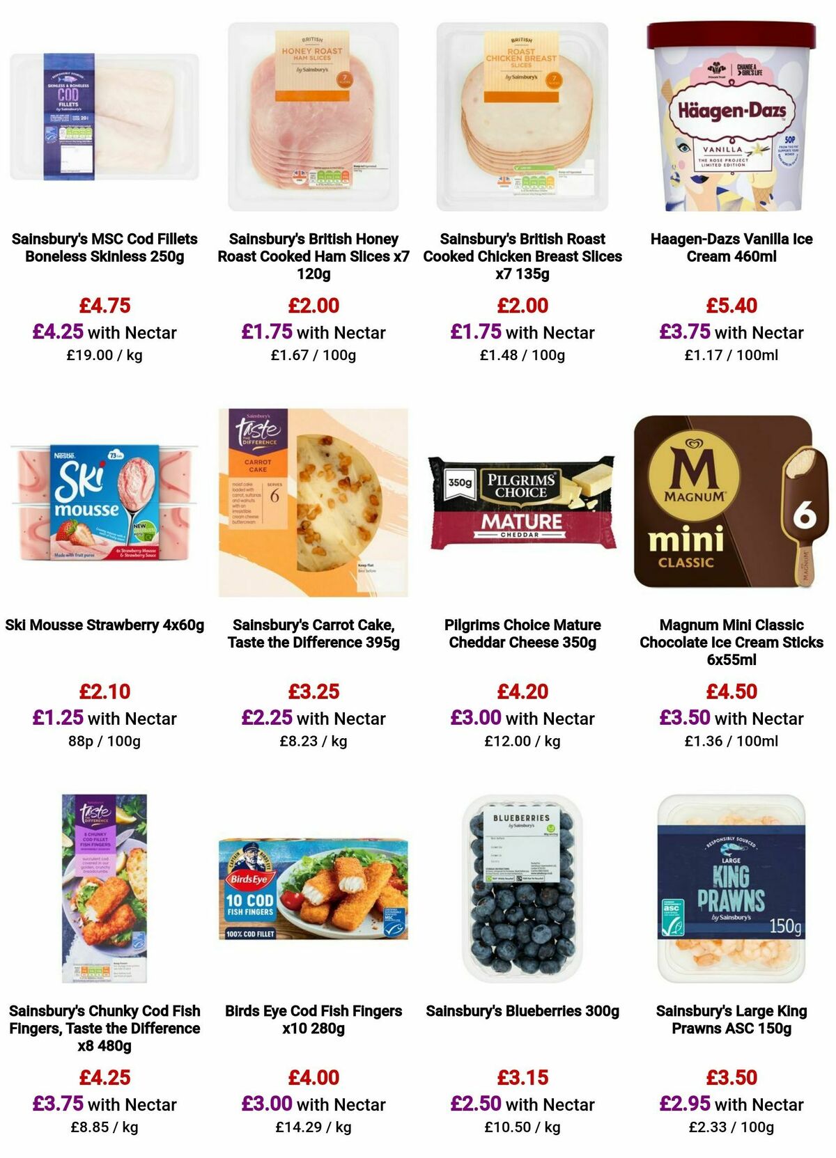 Sainsbury's Offers from 12 April