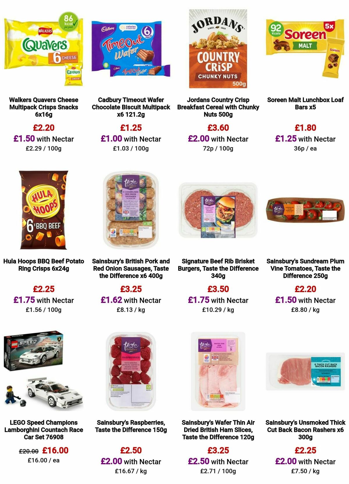 Sainsbury's Offers from 19 April