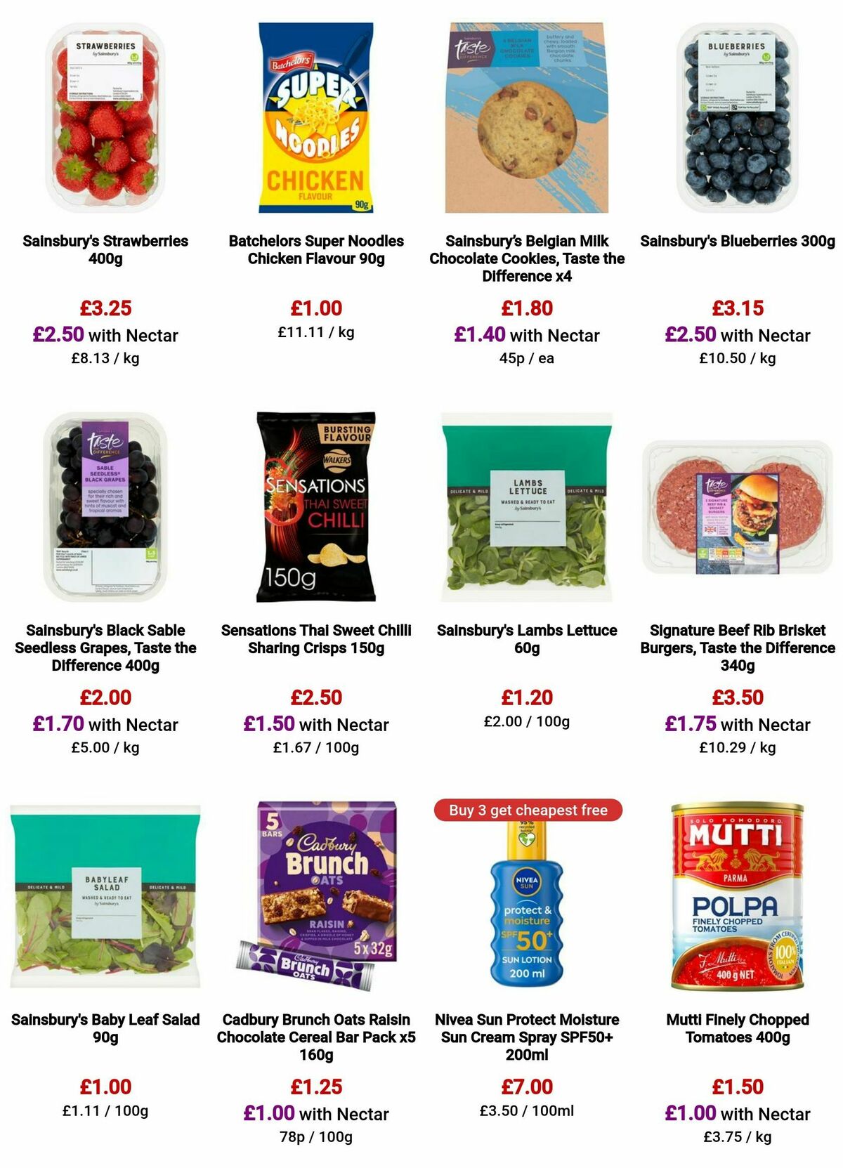 Sainsbury's Offers from 26 April