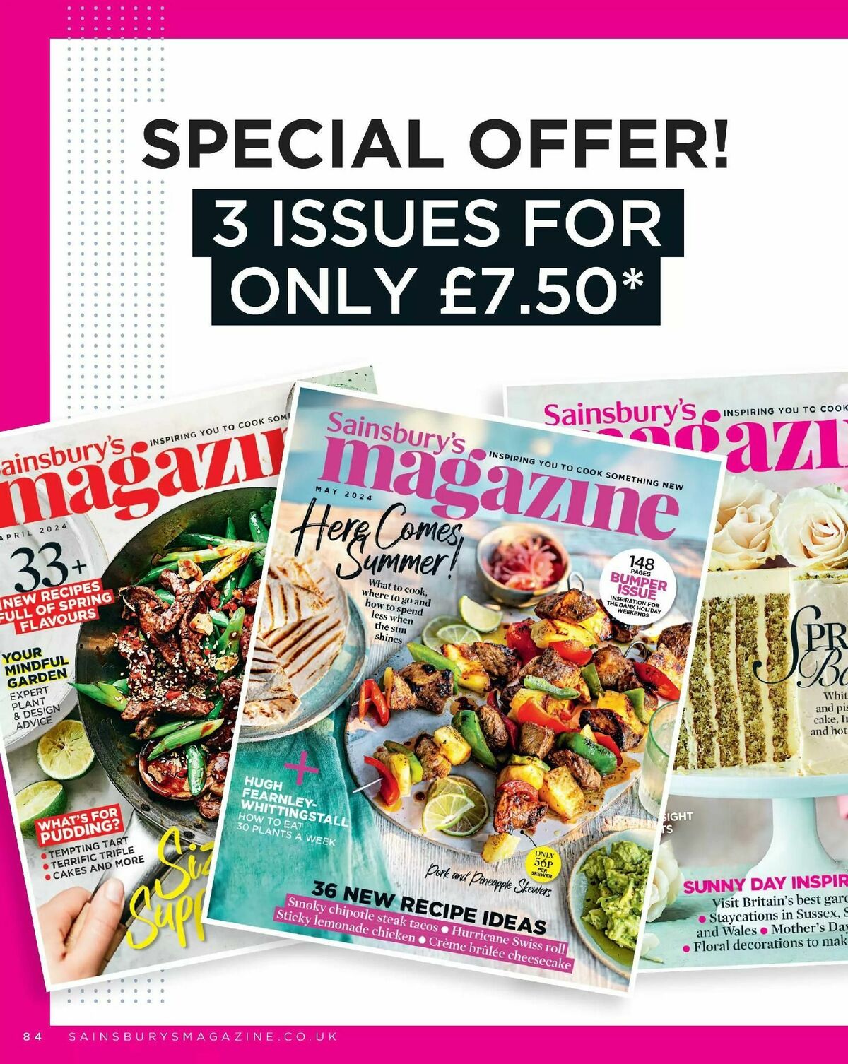 Sainsbury's Magazine May Offers from 1 May