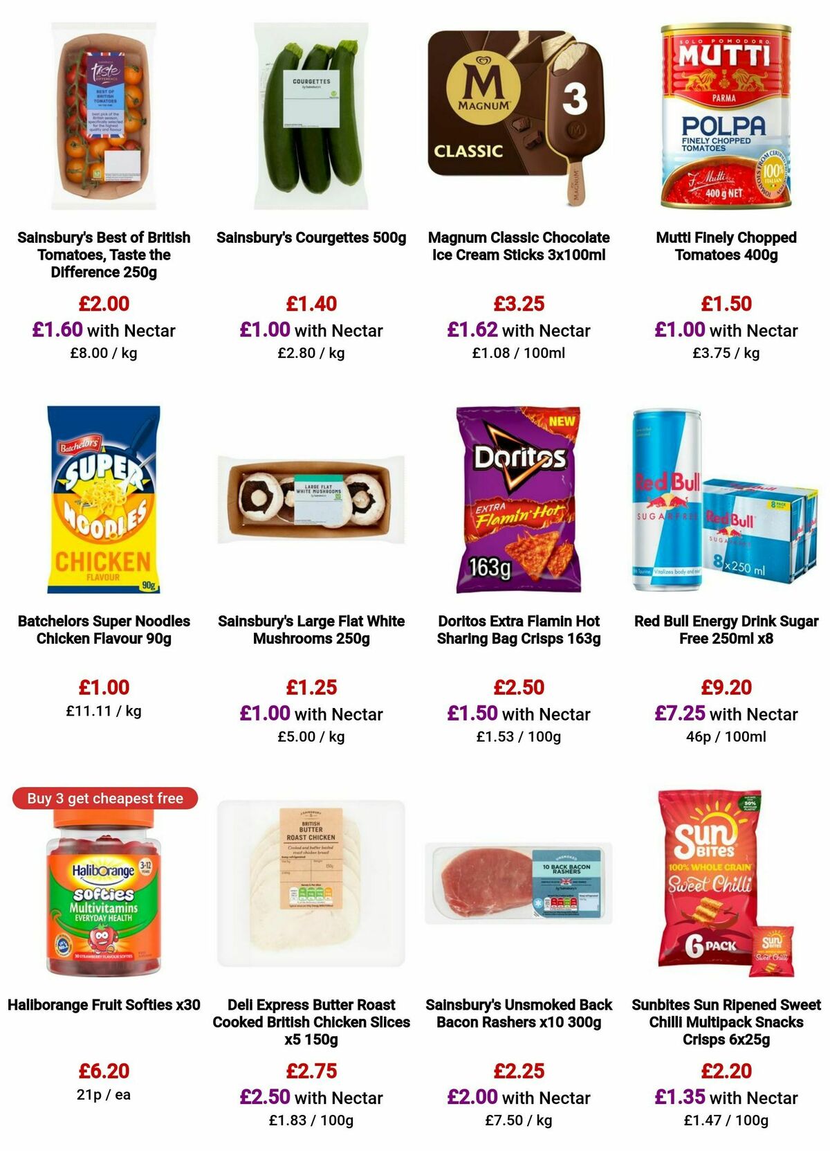 Sainsbury's Offers from 3 May