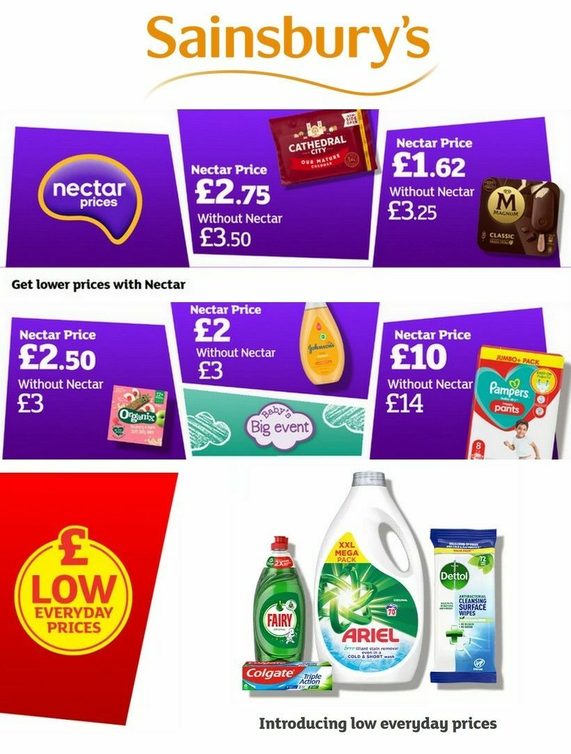 Sainsbury's Offers from 10 May