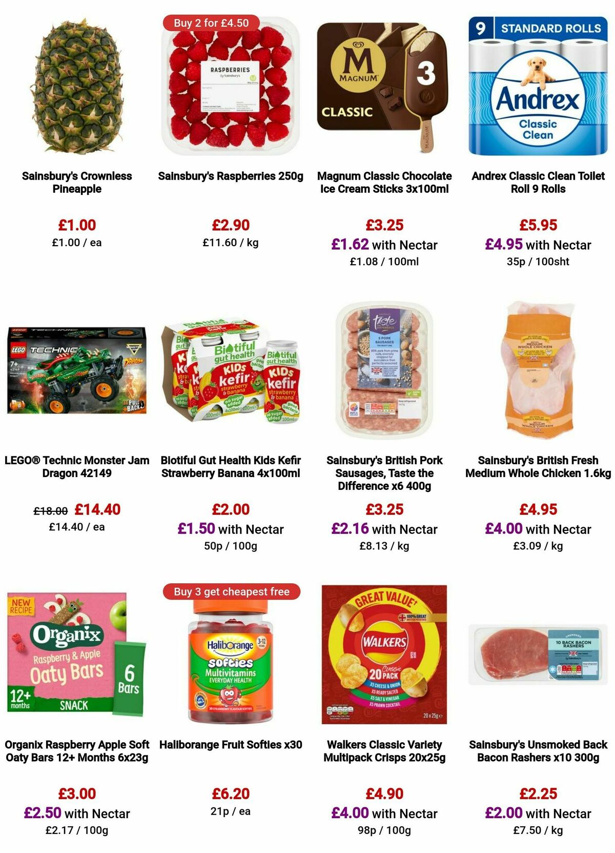 Sainsbury's Offers from 10 May