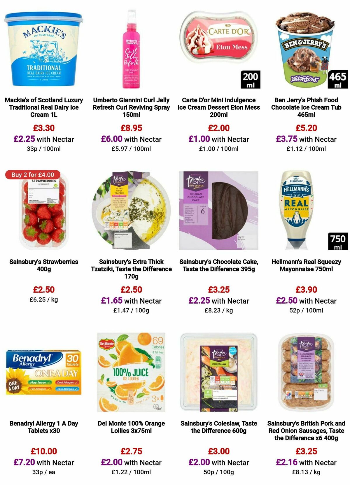 Sainsbury's Offers from 24 May