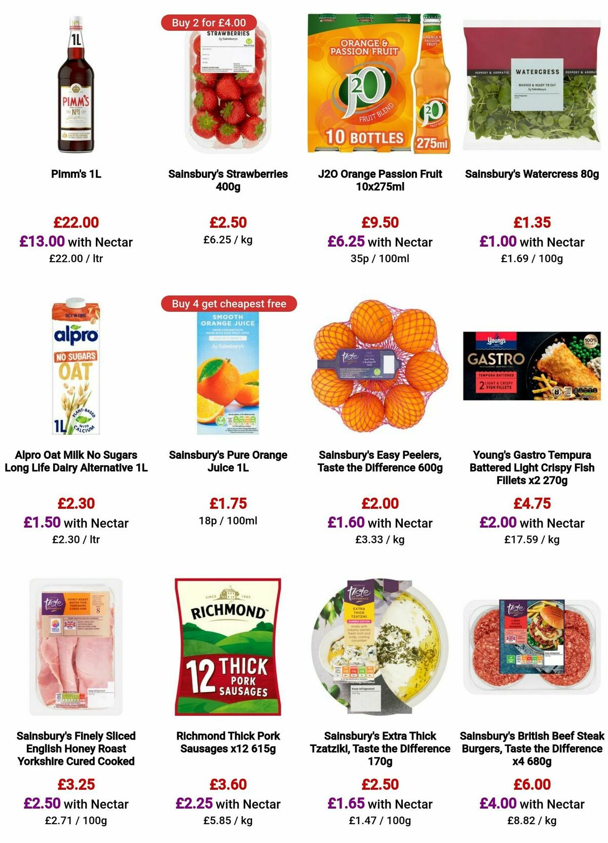 Sainsbury's Offers from 7 June