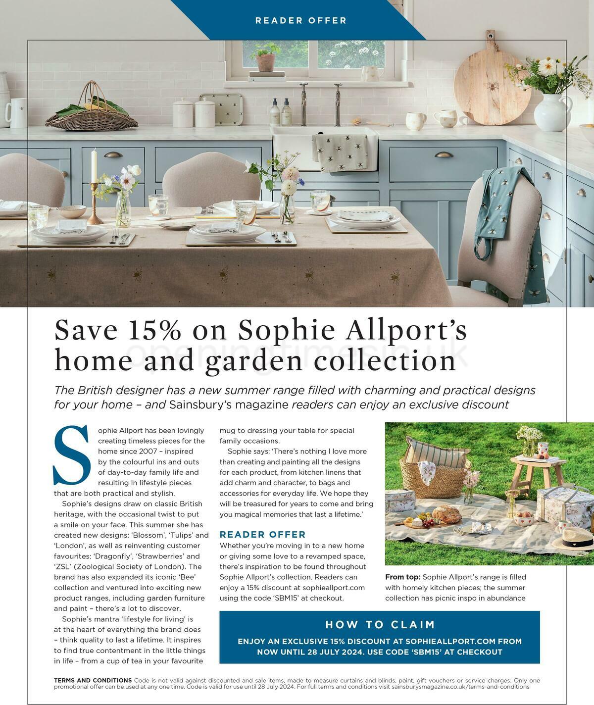 Sainsbury's Magazine June Offers from 11 June