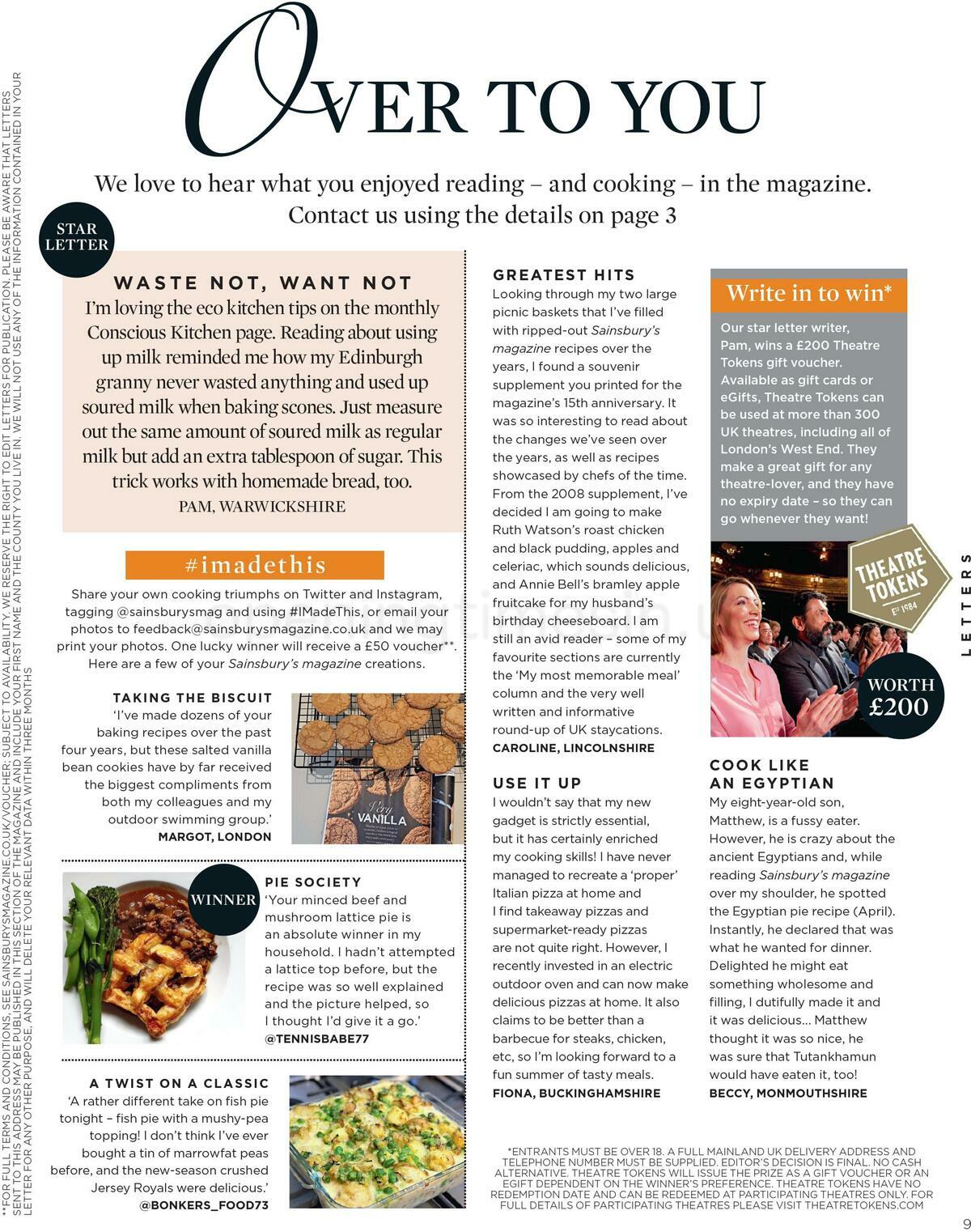 Sainsbury's Magazine June Offers from 11 June