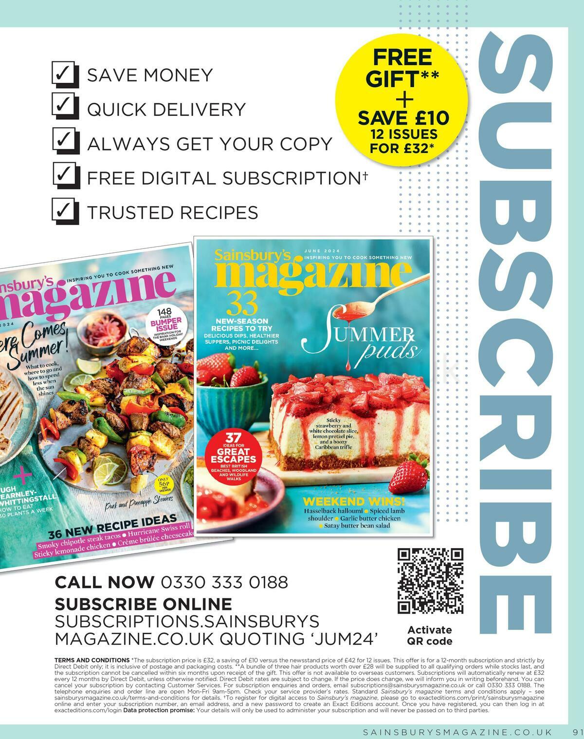 Sainsbury's Magazine June Offers from 11 June