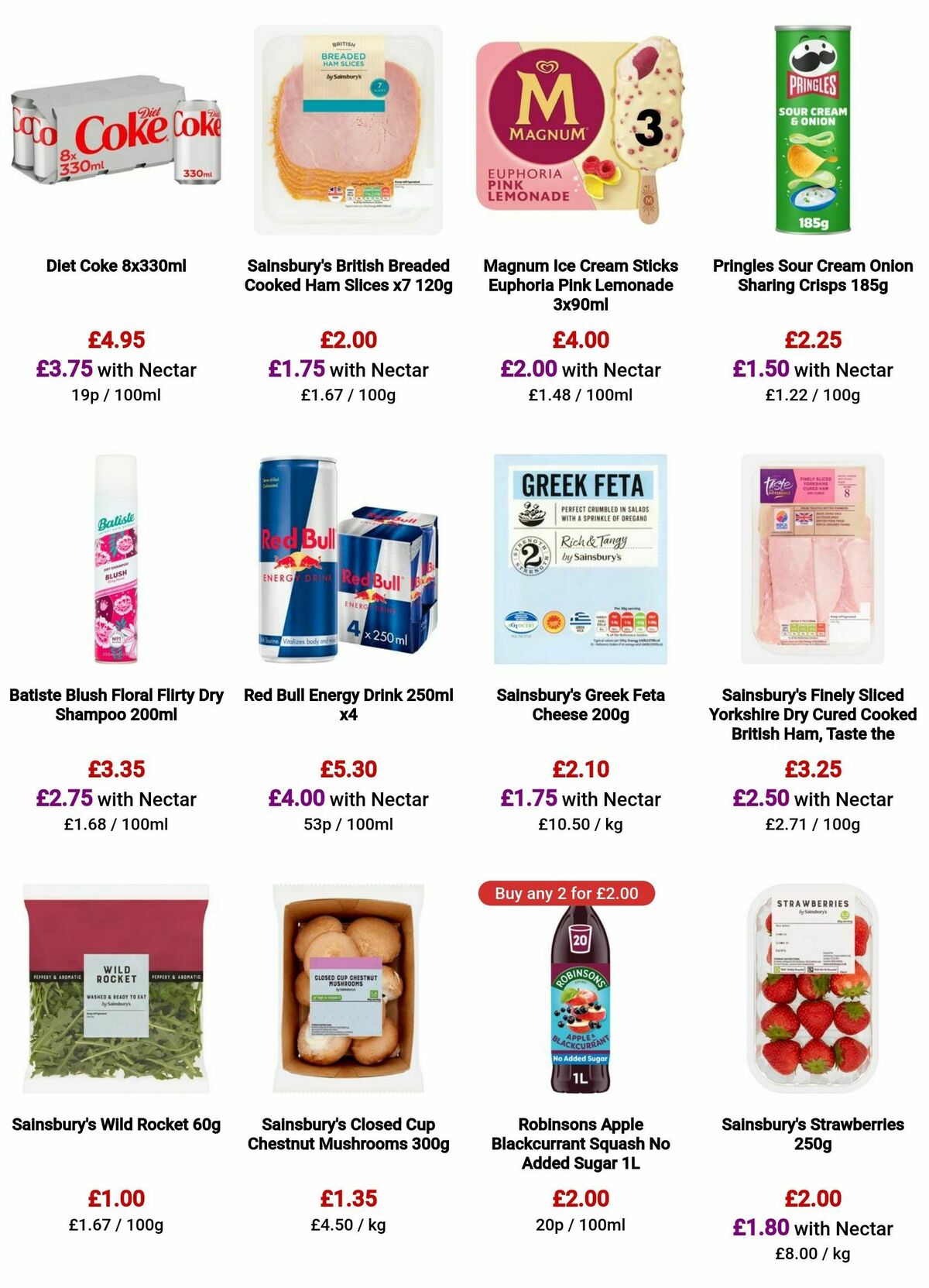 Sainsbury's Offers from 21 June