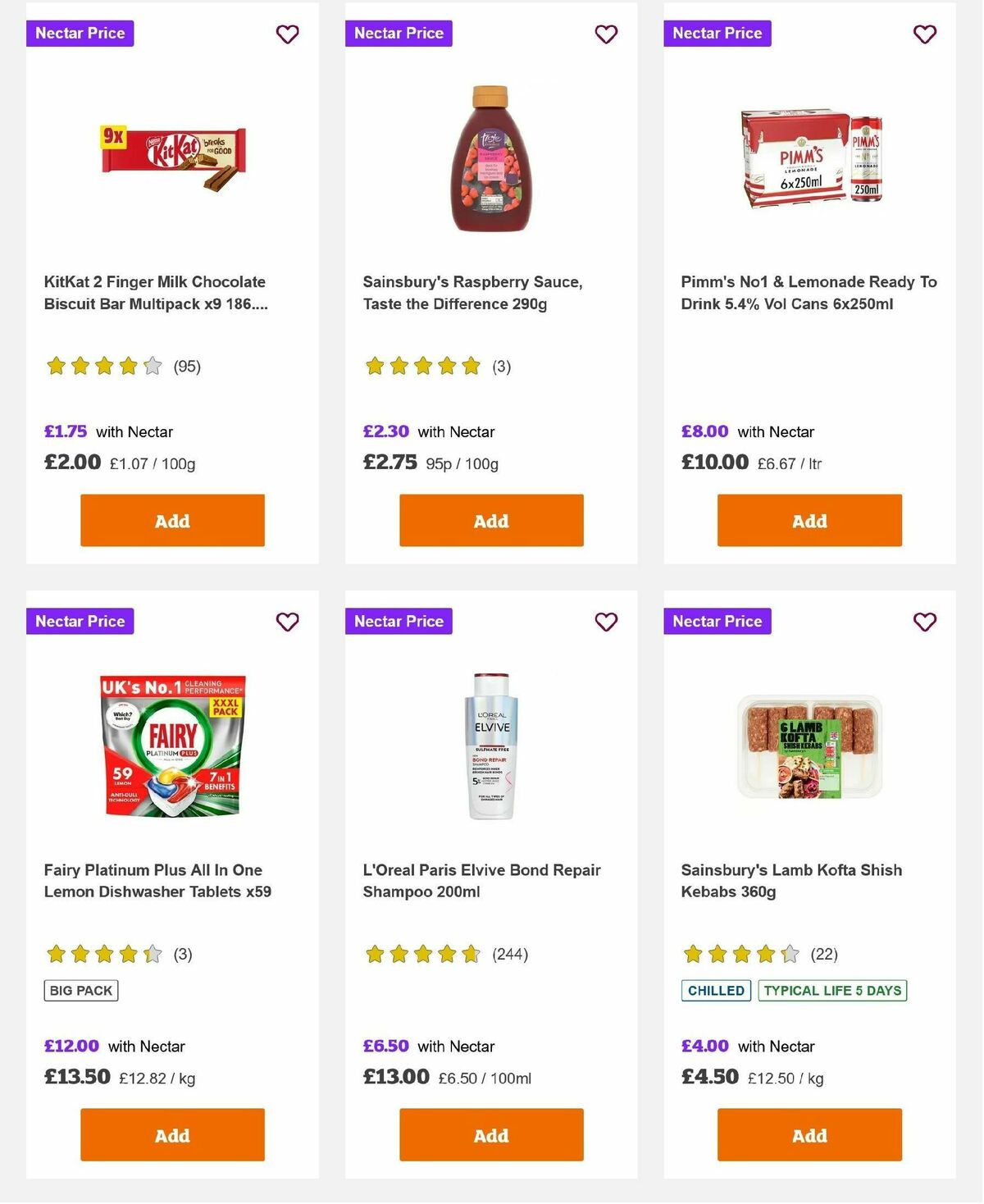 Sainsbury's Offers from 5 July