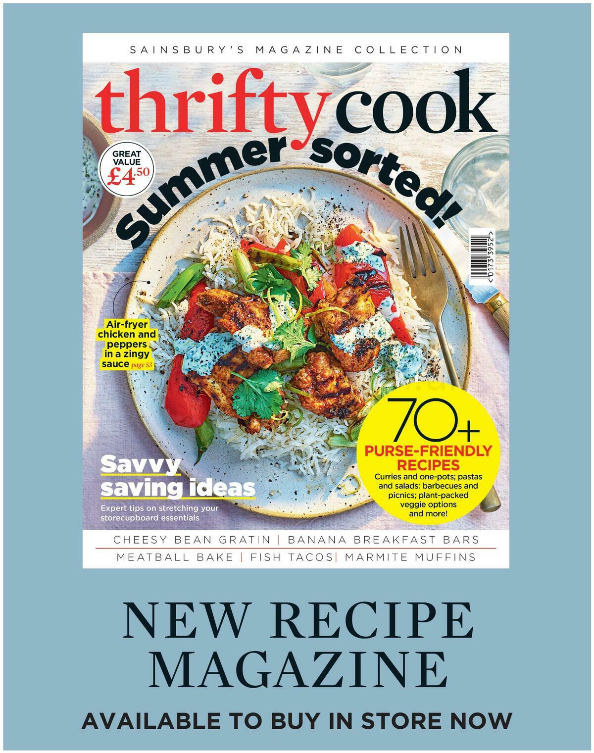 Sainsbury's Magazine July Offers from 4 July