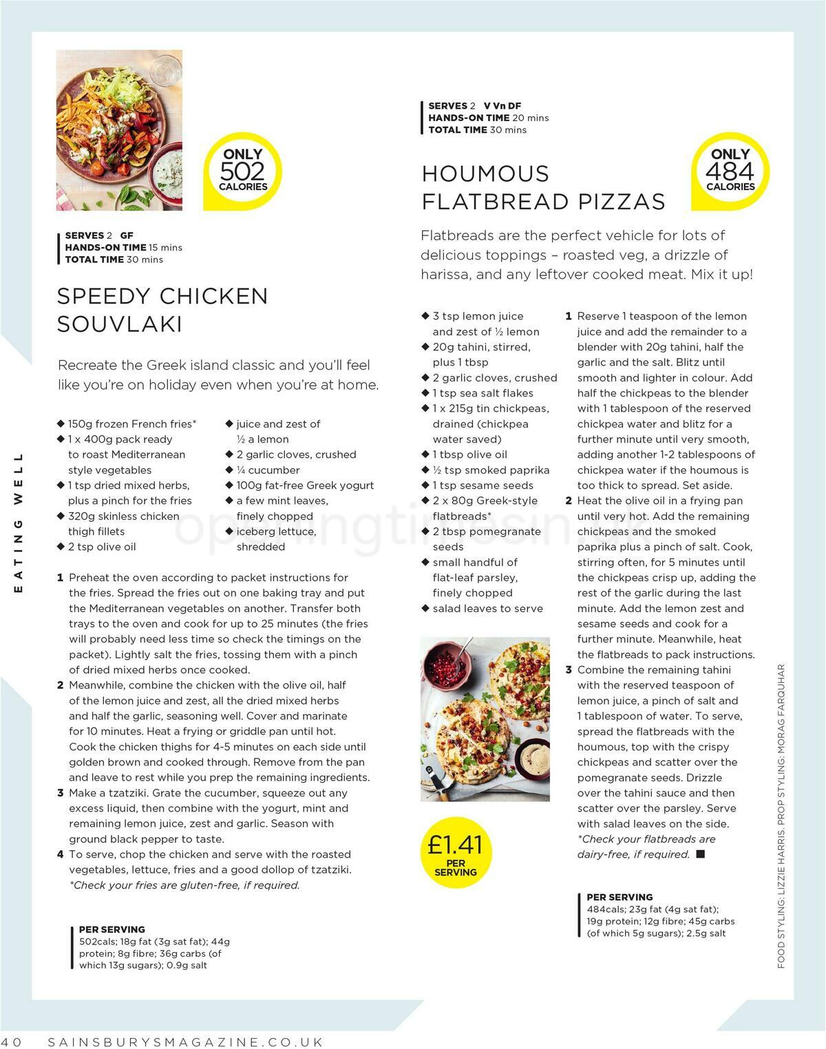 Sainsbury's Magazine July Offers from 4 July