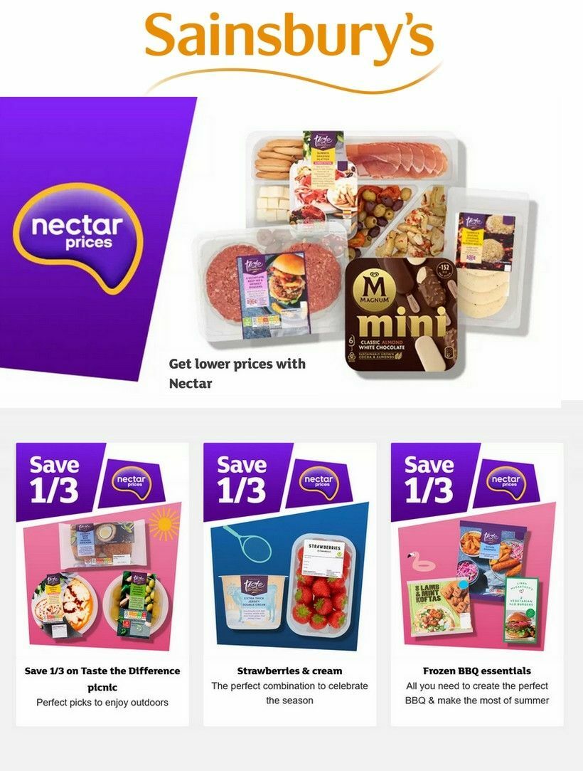 Sainsbury's Offers from 12 July